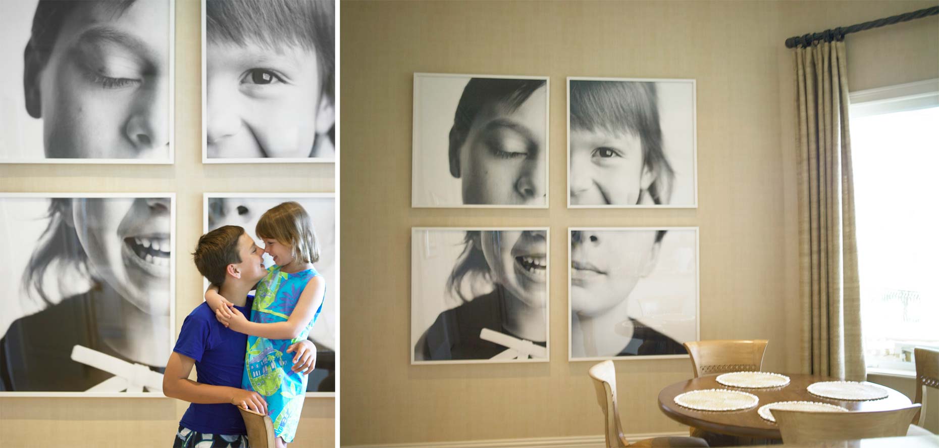 Portrait Installations | Laurie and Charles Photographs